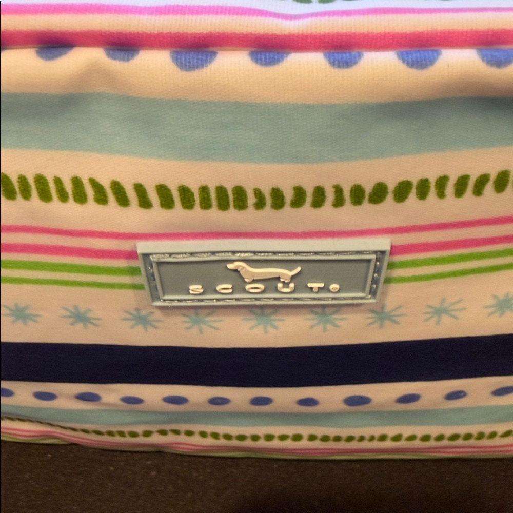 SCOUT - 3 Way Toiletry Bag - All The Trimmings - Coated Cotton 10.75 x 5.5 x 4” - Picture 2 of 9